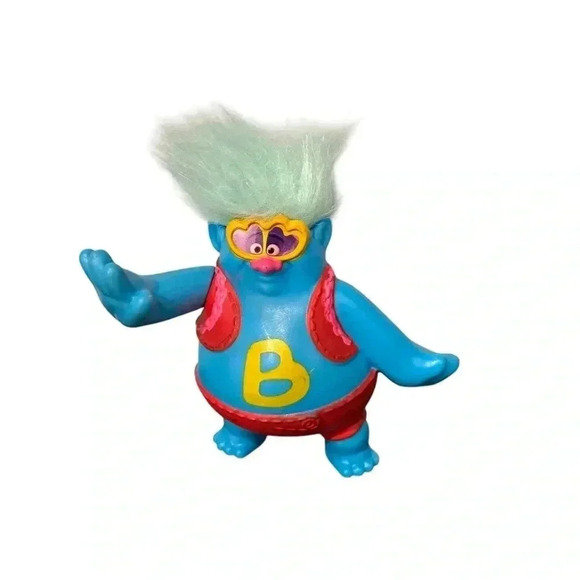 Dreamworks Trolls McDonald’s Happy Meal Toys: 3” Biggie & Delta Dawn Figures - Picture 2 of 5